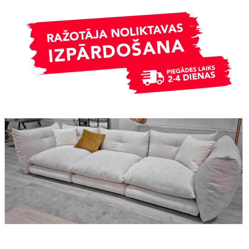 Dīvāns HUBERT (3seater) (Ražotāja noliktava)